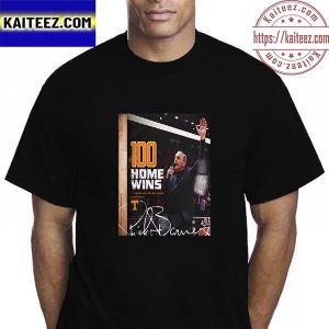 Rick Barnes 100 Home Wins At Thompson Boling Arena Of Tennessee Basketball Vintage T-Shirt
