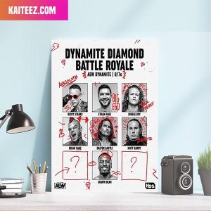 Ricky Starks x Ethan Page x Jungle Boy x Matt Hardy Dynamite Diamond Battle Royale AEW Canvas