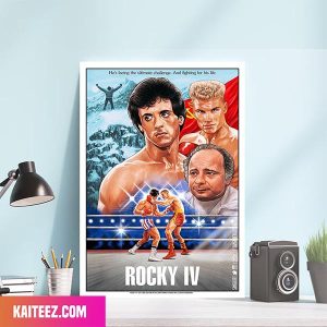 Rocky IV Happy Boxing Day Movie Home Decorations Canvas-Poster