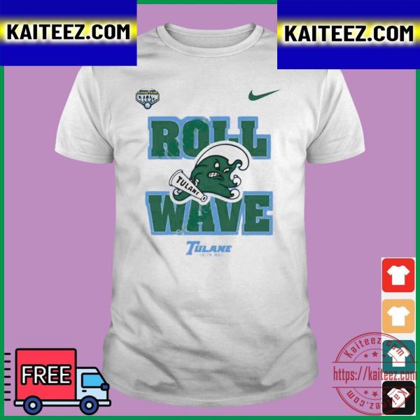 Roll Wave Tulane Green Wave Nike Goodyear Cotton Bowl Vintage T-Shirt