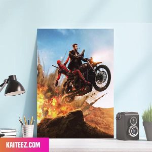 Ryan Reynolds x Hugh Jackman Deadpool x Wolverine Marvel Studios Deadpool 3 Canvas-Poster Home Decorations