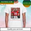 Saquon Barkley New York Giants on the shoulders of a Giant art T-shirt