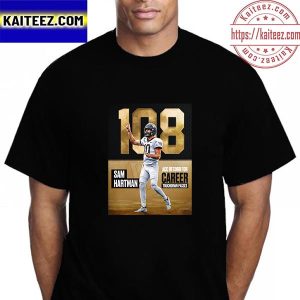 Sam Hartman 108 Touchdown Passes Most In ACC History Vintage T-Shirt