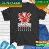 San Francisco 49ers team football 2022 NFC West Division Champions signatures T-shirt