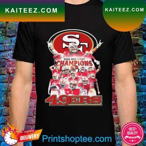 San Francisco 49ers 2022 NFC west champions T-shirt