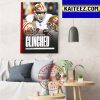 San Francisco 49ers Are 2022 NFC West Champions In NFL Playoffs Art Decor Poster Canvas