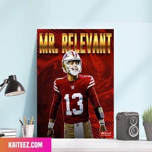 San Francisco 49ers Brock Purdy Let’s Make History Go Niners Poster