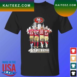 San Francisco 49ers City 2023 NFL Mccaffrey Montana signatures T-shirt