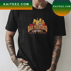 San Francisco 49ers Football Skyline Est 1944 T-Shirt