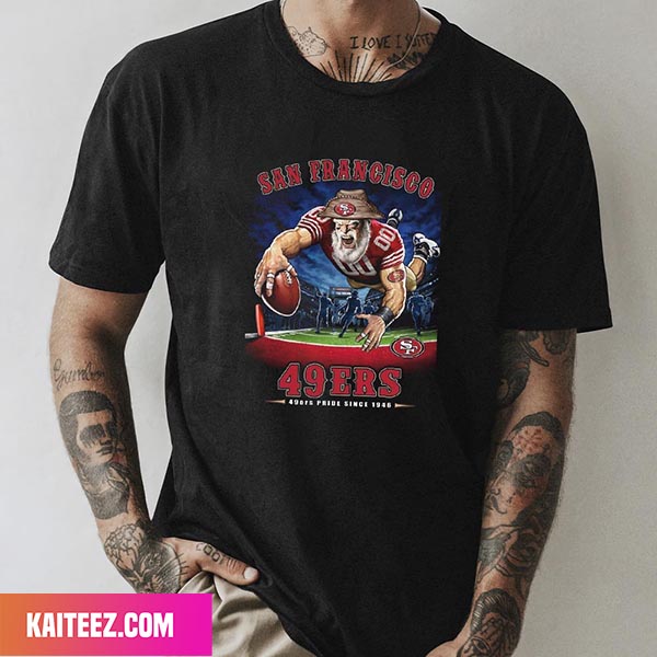 San Francisco 49ers Pride Since 1946 Poster Style T-Shirt - Kaiteez
