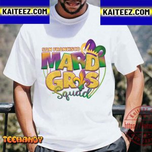 San Francisco Mardi Gras Squad Vintage T-Shirt