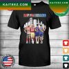 San Francisco 49ers team football 2022 NFC West Division Champions signatures T-shirt