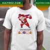 Santa grinch face Boston Red Sox logo Christmas T-shirt