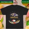 Snoopy and Charlie Brown life is better with Baltimore Ravens T-shirt