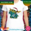 Santa Baby Yoda Steelers Light Christmas new 2022 T-Shirt