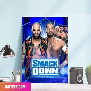 Santos Escobar and King Ricochet WWE Smack Down Finals Show Down Poster