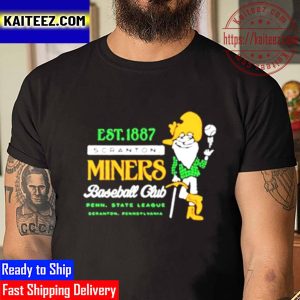 Scranton Miners Pennsylvania Baseball Club Vintage T-Shirt