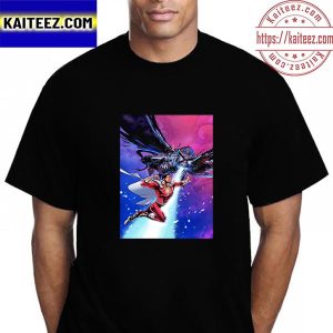 Shazam Fury Of The Gods Movie Cover For Wonder Woman 797 Vintage T-Shirt