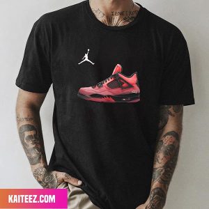 Sneaker Concepts Air Jordan 4-5 Sloe Remastered Magma Red Fan Gifts T-Shirt