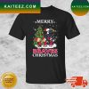 Snoopy And Friends Atlanta Hawks Merry Christmas T-shirt