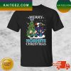 Snoopy And Friends Chicago Bears Merry Christmas T-shirt