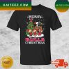 Snoopy And Friends Cleveland Browns Merry Christmas T-shirt