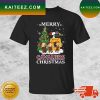 Snoopy And Friends Cleveland Indians Merry Christmas T-shirt