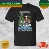 Snoopy And Friends Georgia Bulldogs Merry Christmas T-shirt
