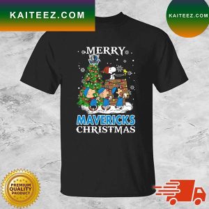 Snoopy And Friends Dallas Mavericks Merry Christmas T-shirt