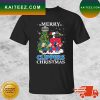 Snoopy And Friends Los Angeles Clippers Merry Christmas T-shirt