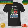 Snoopy And Friends Los Angeles Kings Merry Christmas T-shirt