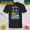 Snoopy And Friends Miami Marlins Merry Christmas T-shirt