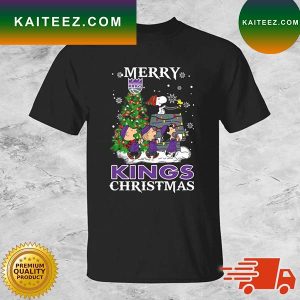 Snoopy And Friends Sacramento Kings Merry Christmas T-shirt