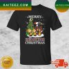Snoopy And Friends San Francisco Giants Merry Christmas T-shirt