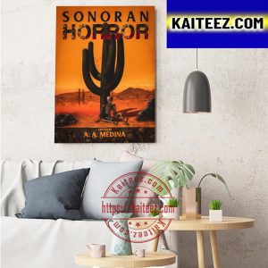 Sonoran Horror Edited By A A Medina Art Decor Poster Canvas