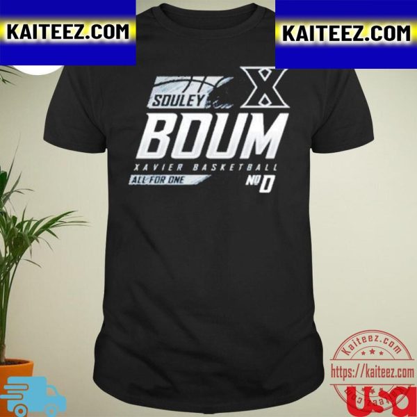 Souley Boum Xavier Basketball All For One Vintage T-Shirt