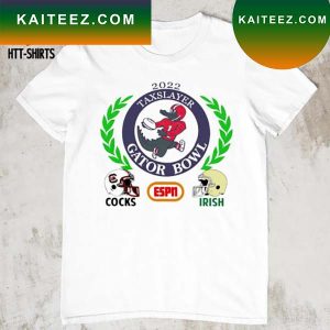 South Carolina Gamecocks vs Notre Dame Fighting Irish 2022 Taxslayer Gator Bowl T-shirt