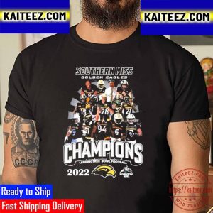 Southern Miss Golden Eagles 2022 Champions Lendingtree Bowl Football Vintage T-Shirt