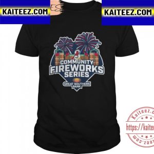 St Louis Cardinals Community Fireworks Series Great Southern Bank Vintage T-Shirt