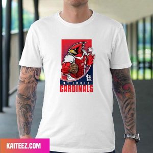 St Louis Cardinals Mascot Logo Style T-Shirt