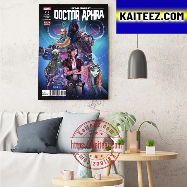 Star Wars Doctor Aphra 15 By Marvel Comics Art Decor Poster Canvas