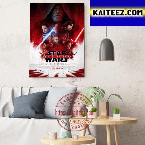 Star Wars Episode VIII The Last Jedi Official Poster Art Decor Poster Canvas