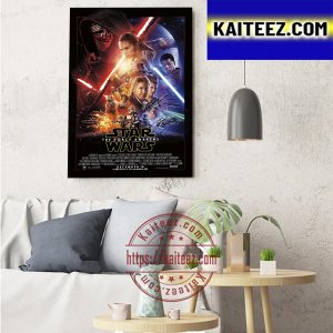 Star Wars Episode Vll The Force Awakens Art Decor Poster Canvas