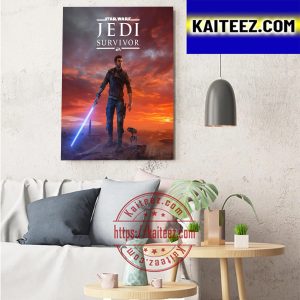 Star Wars Jedi Survivor EA Games Art Decor Poster Canvas