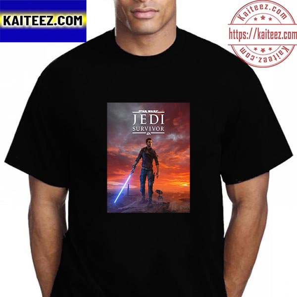 Vechter Gelijkwaardig vrije tijd Star Wars Jedi Survivor EA Games Vintage T-Shirt - Kaiteez
