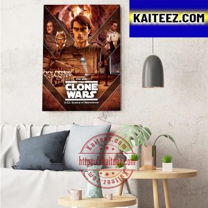 Star Wars The Clone Wars S1E3 Shadow Of Malevolence Art Decor Poster Canvas