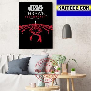 Star Wars Thrawn Ascendancy Lesser Evil Art Decor Poster Canvas