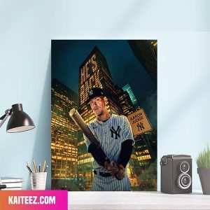 Start Spreading The News Aaron Judge Is Back New York Yankees Canvas-Poster Home Decorations