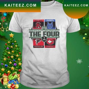 Steubenville Big Red Wyoming Cowboys Jefferson Area Falcons and Glenville Tarblooders 2022 DIV IV Football Semifinals The Four T-shirt