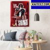 The Troy Trojans Football Carlton Martial Invite Accepted Reese’s Senior Bowl Art Decor Poster Canvas